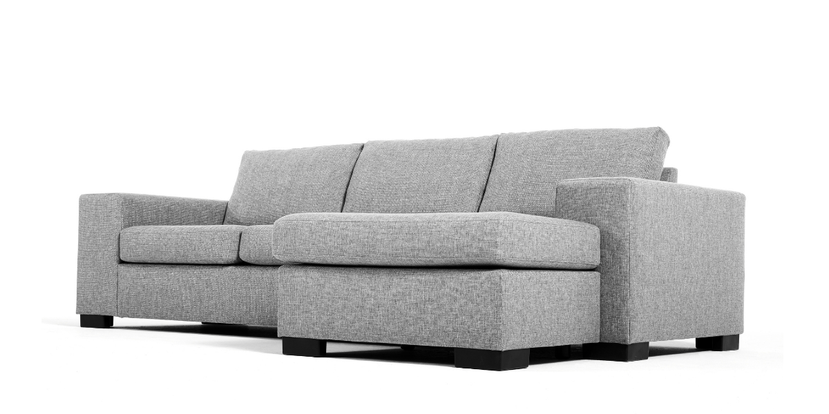 large grey sofa